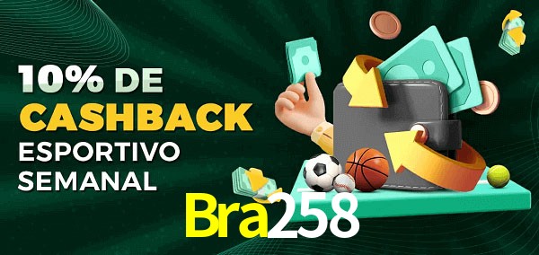 10% de bônus de cashback na Bra258